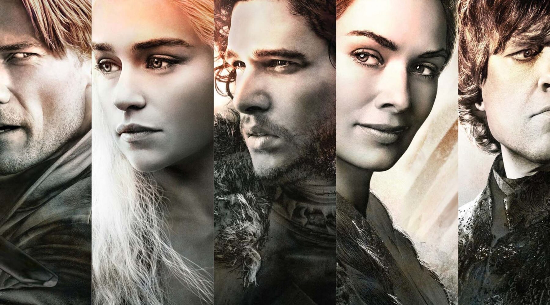 Portraits des personnages principaux de la saison 5 de Game of Thrones